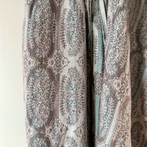 Woven Anthropologie Paisley Scarf with Fringe